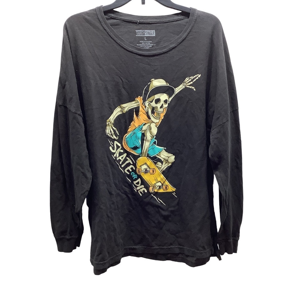 Thirty Single Size Large Black Graphic T-Shirt. New Without Tags.